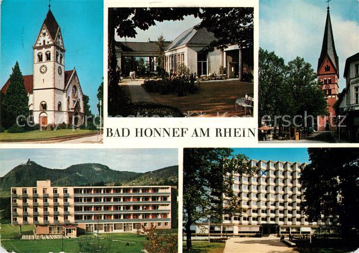 Bad Honnef Kirche Kurgarten Kurklinik Drachenfels