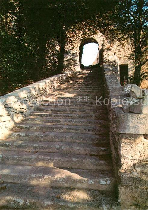 Bonnieux La Montee vrs L_eglise haute