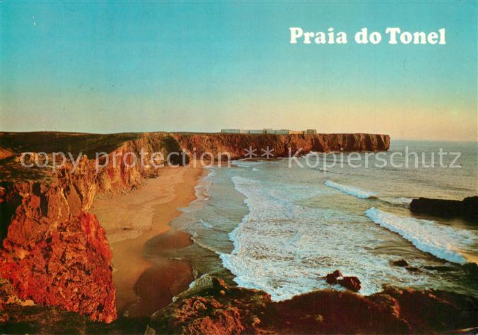 Sagres Algarve Praia do Tonel Steilkueste