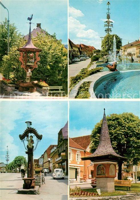 Kindberg Erzherzog Johann-Brunnen Wasserspiele Kindlbrunnen Bildstock