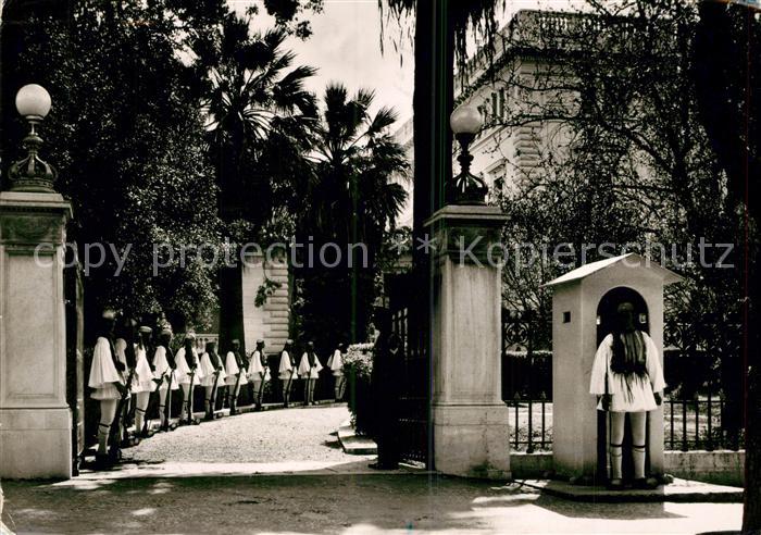 Athenes Athen New Palace with Honour Guard