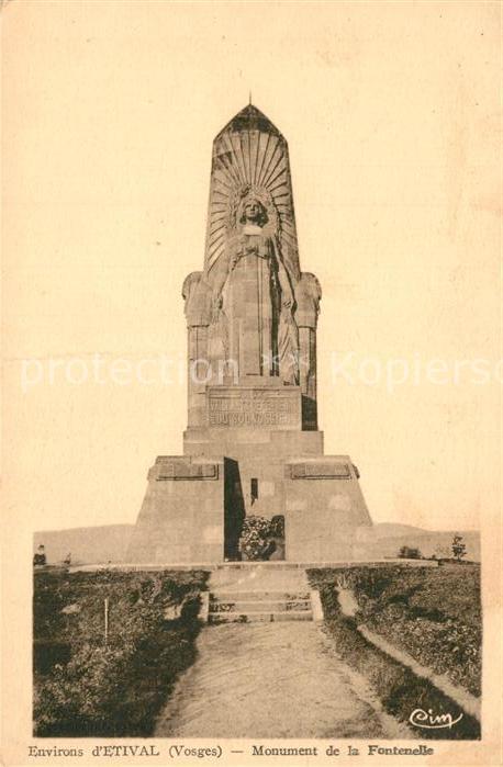 Vosges Vogesen Region Monument de la Fontenelle