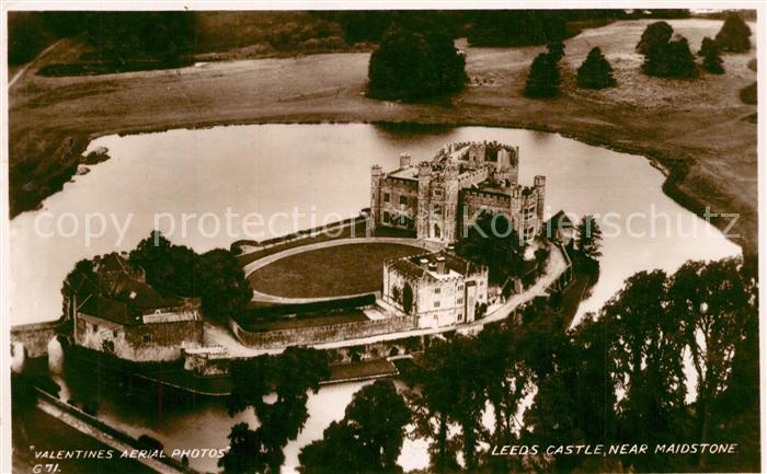 Maidstone Fliegeraufnahme Leeds Castle