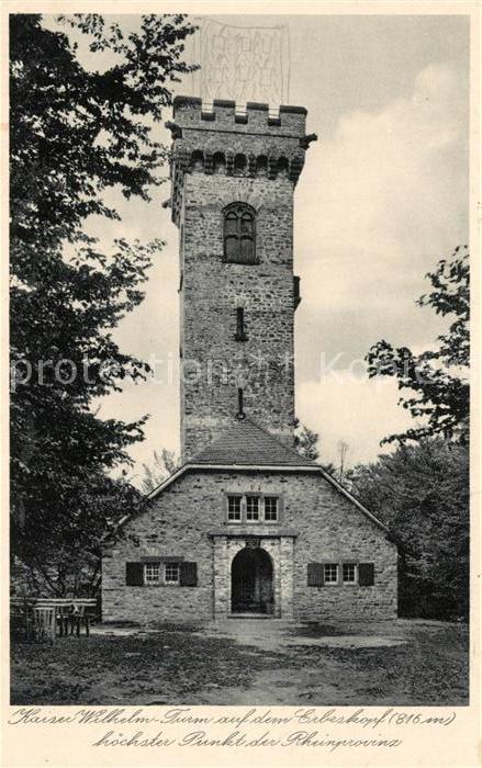 Bernkastel-Kues Kaiser Wilhelm Turm auf dem Erbeskopf