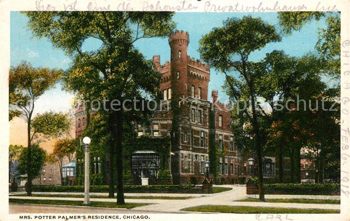 Chicago Illinois Mrs Potter Palmers Residence