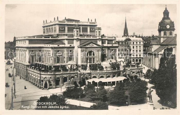Stockholm Kungl Operan och Jakobs kyrka