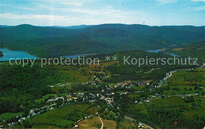 Wilmington Vermont Lake Whitingham Fliegeraufnahme
