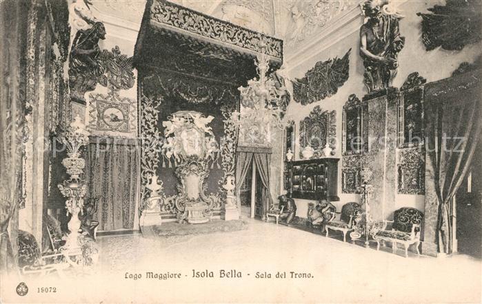 Isola Bella Lago Maggiore Sala del Trono