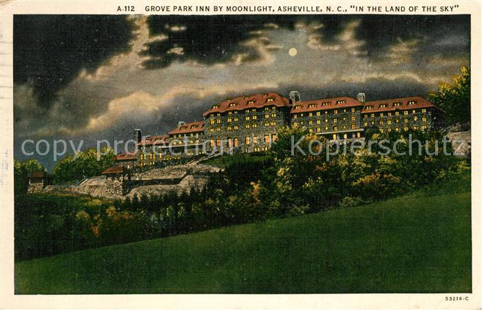 Asheville Grove Park Inn by Moonlight