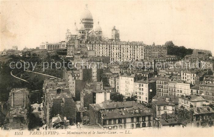 Paris Montmartre et le Sacre Coeur