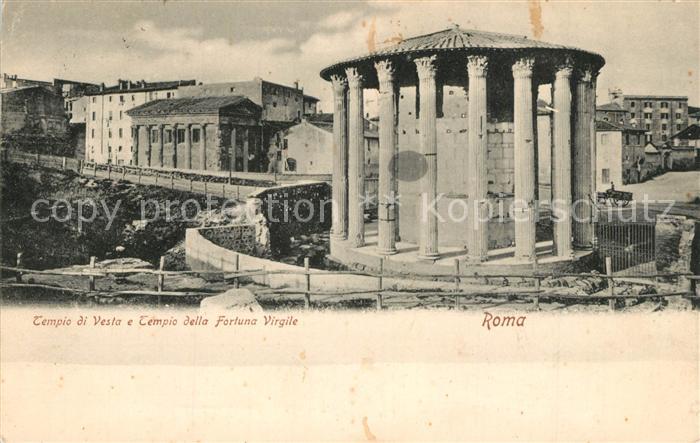 Roma Rom Tempio di Vesta e Tempio della Fortuna Virgile