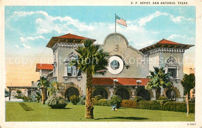 San Antonio Texas Southern Pacific Depot Mission Style Architecture