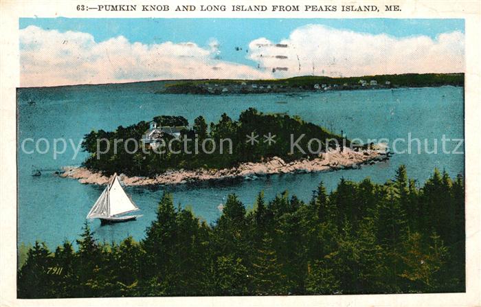 Peaks Island Pumkin Knob and Long Island