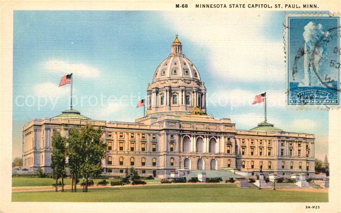 St Paul Minnesota Minnesota State Capitol Illustration