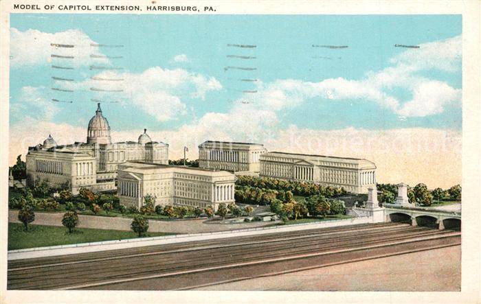 Harrisburg Pennsylvania Model of Capitol Extension
