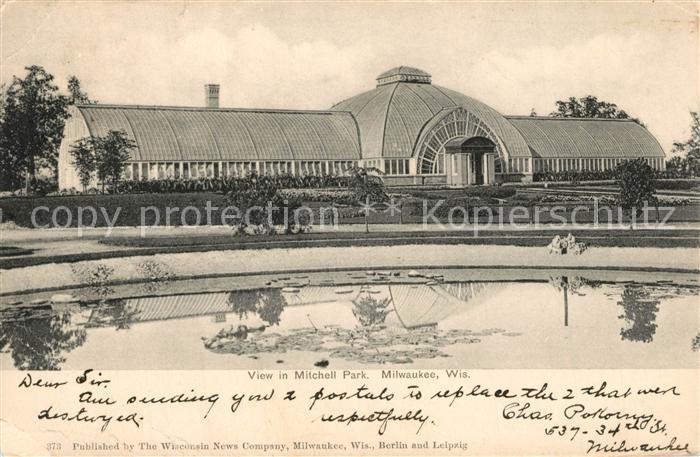 Milwaukee Wisconsin View in Mitchell Park