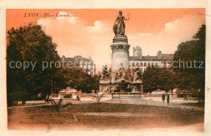 Lyon France Place Carnot Monument
