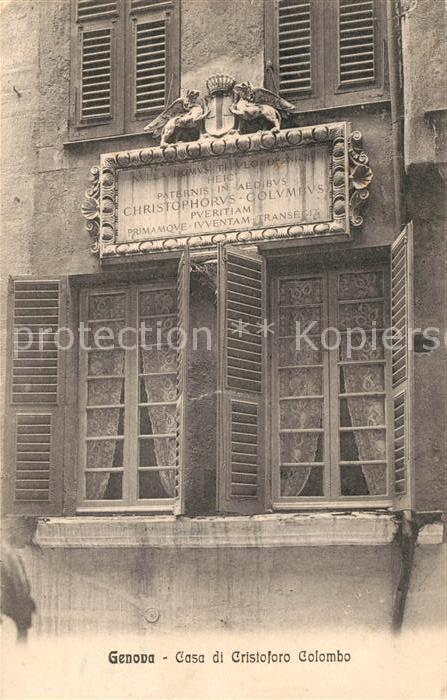 Genova Genua Liguria Casa di Cristoforo Colombo