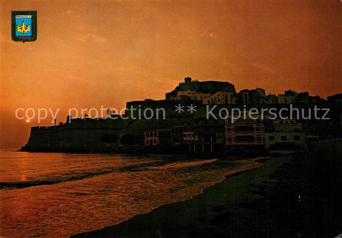 Peniscola Amanecer Sonnenuntergang am Meer