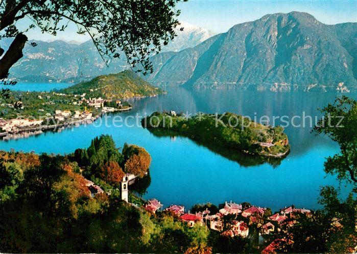 Sala Comacina Angolo di pace e di poesia Landschaftspanorama Comer See Insel