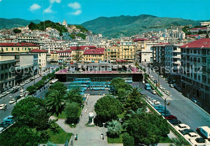 San Remo Piazza Colombo e Stazione Autolinee Platz Busbahnhof