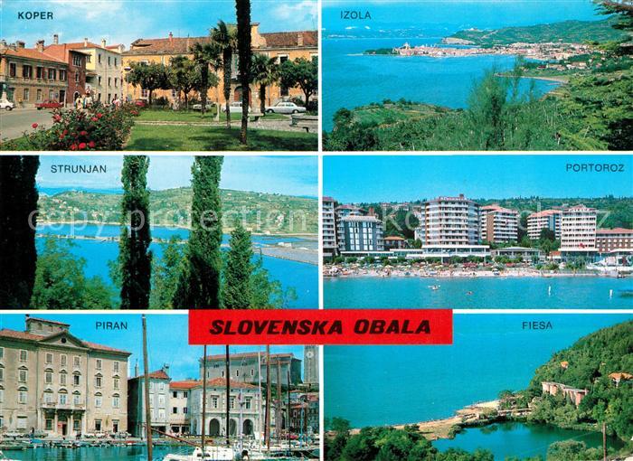 Koper Slovenska Obala Izola Strunjan Portoroz Piran Fiesa Slowenische Riviera