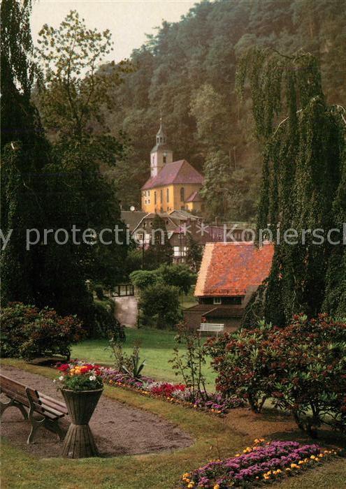 Oybin Blick zur Bergkirche