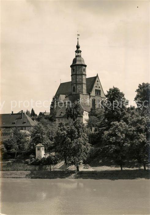 Penig Stadtkirche Zwickauer Mulde Handabzug