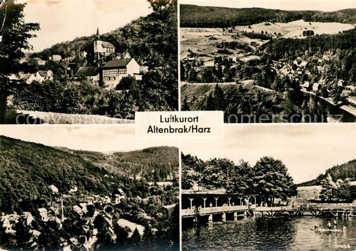 Altenbrak Harz Ortsansicht Luftkurort Landschaftspanorama Freibad