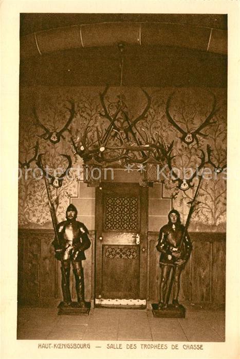 Haut-Koenigsbourg Hohkoenigsburg Chateau Salle des Trophées de Chasse