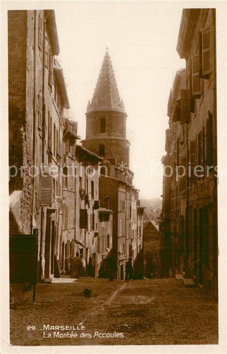 Marseille Bouches-du-Rhone La Montee des Accoules