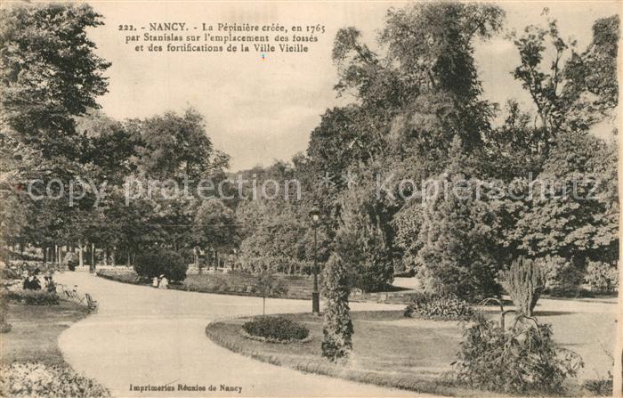 Nancy Lothringen Parc de la Pépinière