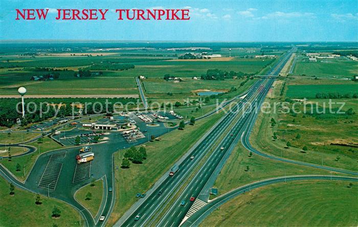 Hightstown New Jersey Turnpike aerial view