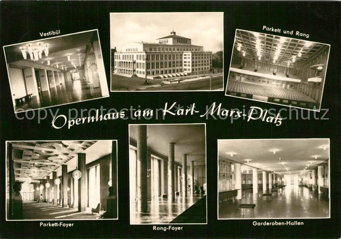 LEIPZIG Sachsen Opernhaus am Karl Marx Platz