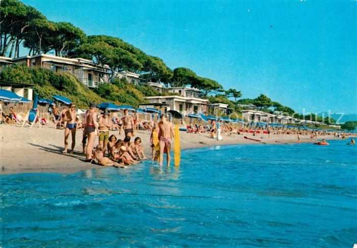 Follonica Golfo del Sole Popularis Feriendorf Bungalows Strand