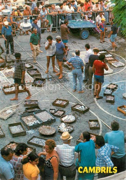 Cambrils Pesca recién llegada Fischfang
