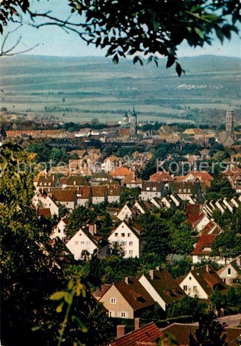 Goettingen Niedersachsen Panorama Blick vom Hainberg