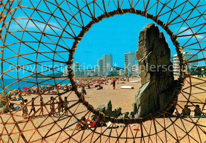 Playa de Aro Cataluna Original vision de su Playa Strand Hotels Felsen