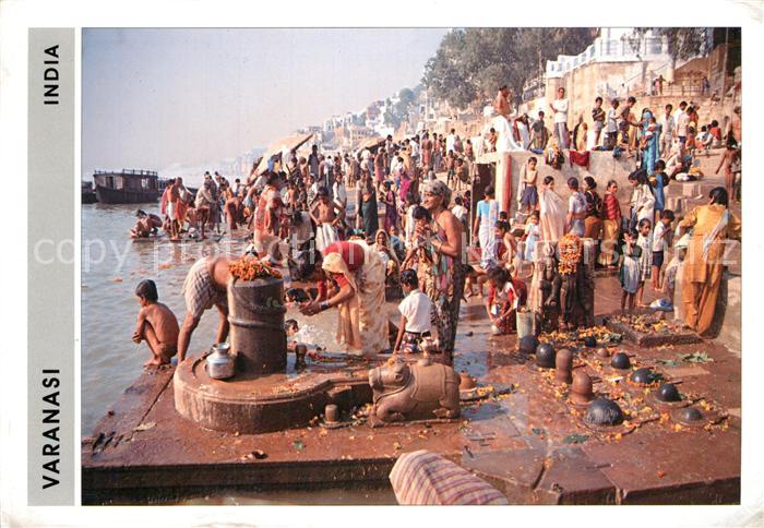 Varanasi Bathing in the holy water of Ganga