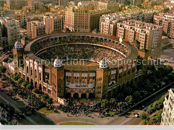 Barcelona Cataluna Plaza de Toros Monumental vista en helicóptero Serie II Num 8