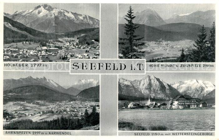 Seefeld Tirol Hocheder Hohe Munde Zugspitze Karwendel