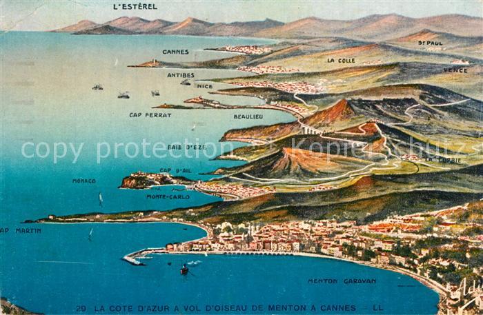 Esterel Panoramakarte