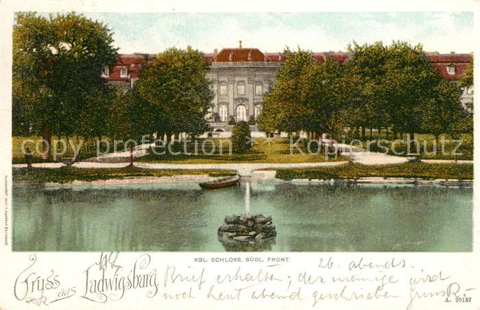 Ludwigsburg Wuerttemberg Koenigliches Schloss