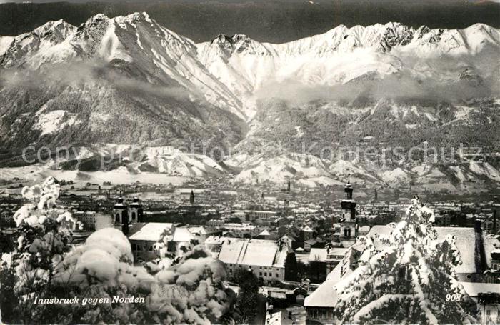 Innsbruck Panorama Winterlandschaft