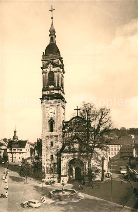 Eisenach Thueringen Marktplatz Kirche