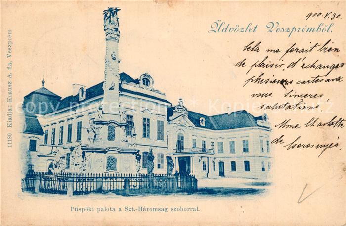 Veszprem Saeule Schloss