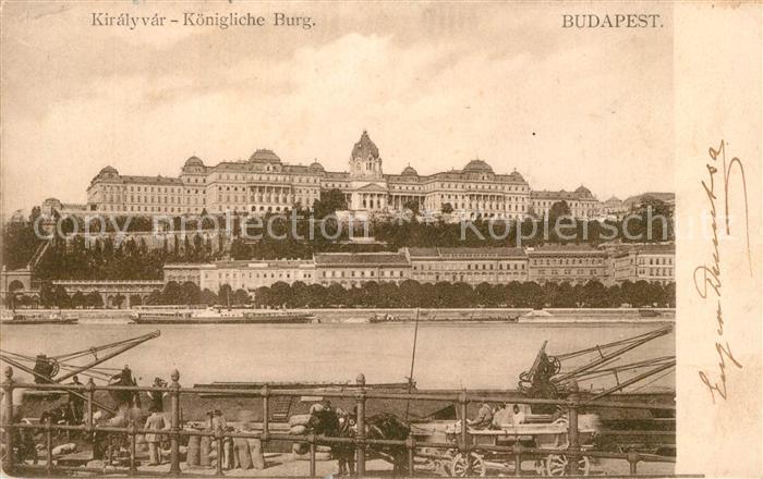 Budapest Burg Hafen