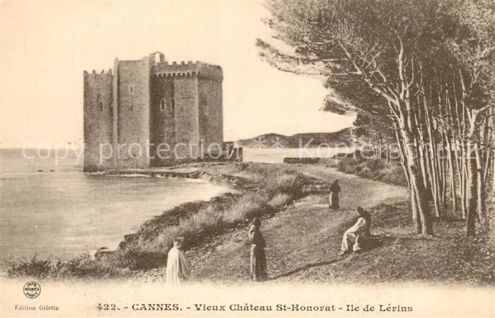 Cannes Alpes-Maritimes Schloss Saint Honorat