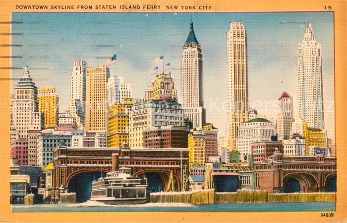 New York City Skyline Faehre