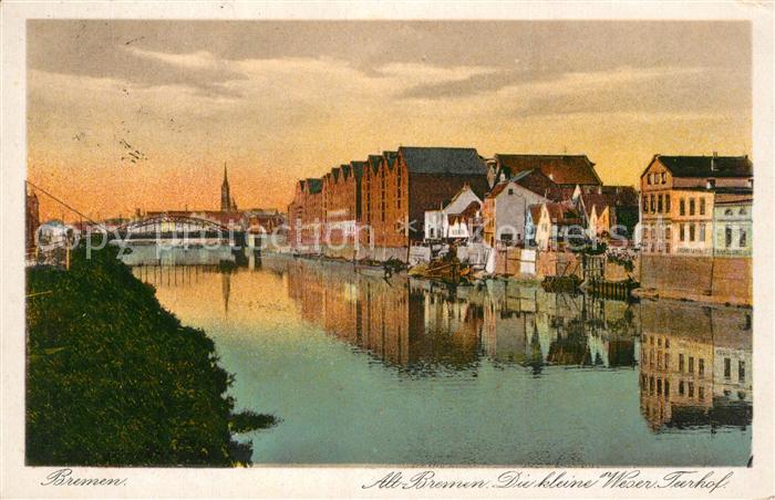 Bremen Alt Bremen kleine Weser Turhof